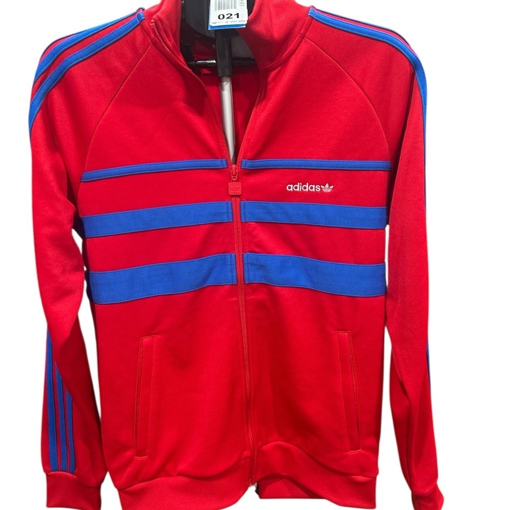 Adidas Originals Mens The First TT Track Jacket Red Blue IX9623 Better Scarlet S